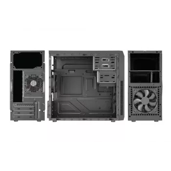 Case | GOLDEN TIGER | Atbalstītie mātesplašu formfaktori micro ATX | Melns | Midi Tower | Baltimore 530 | BALTIMORE5302USB2+2USB3