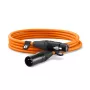 RØDE XLR3M-O audio kabelis 3 m XLR Oranžs Vīriešu uz Sieviešu