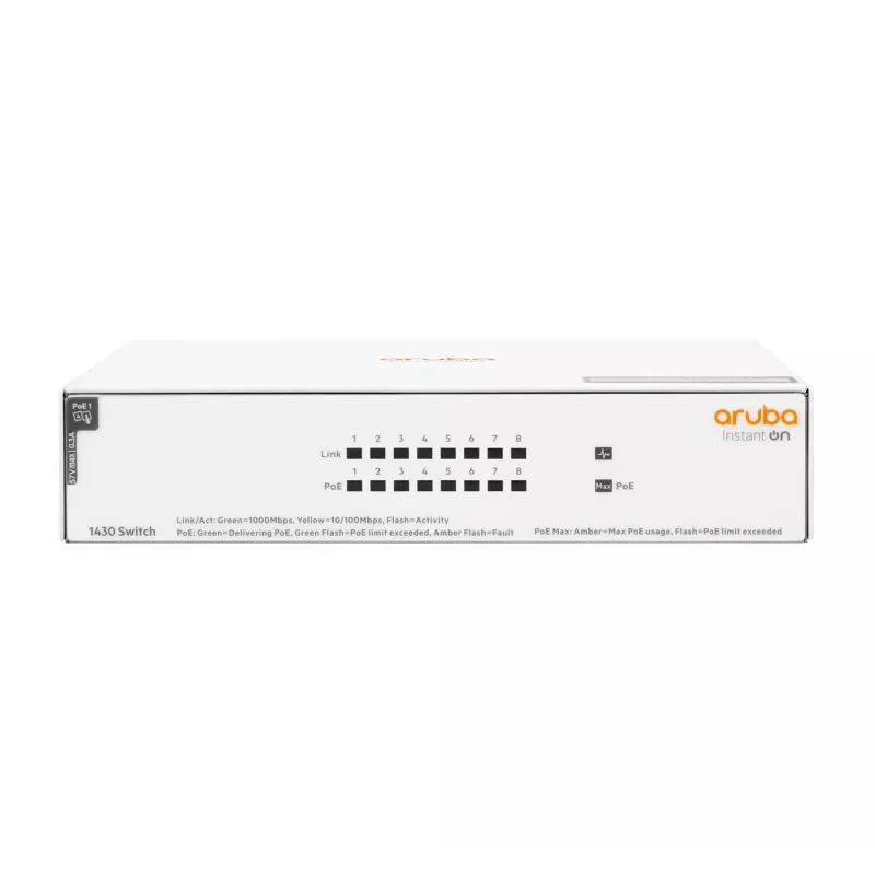 HPE Aruba Networking Instant On Switch 8 portu Gigabit CL4 PoE 6