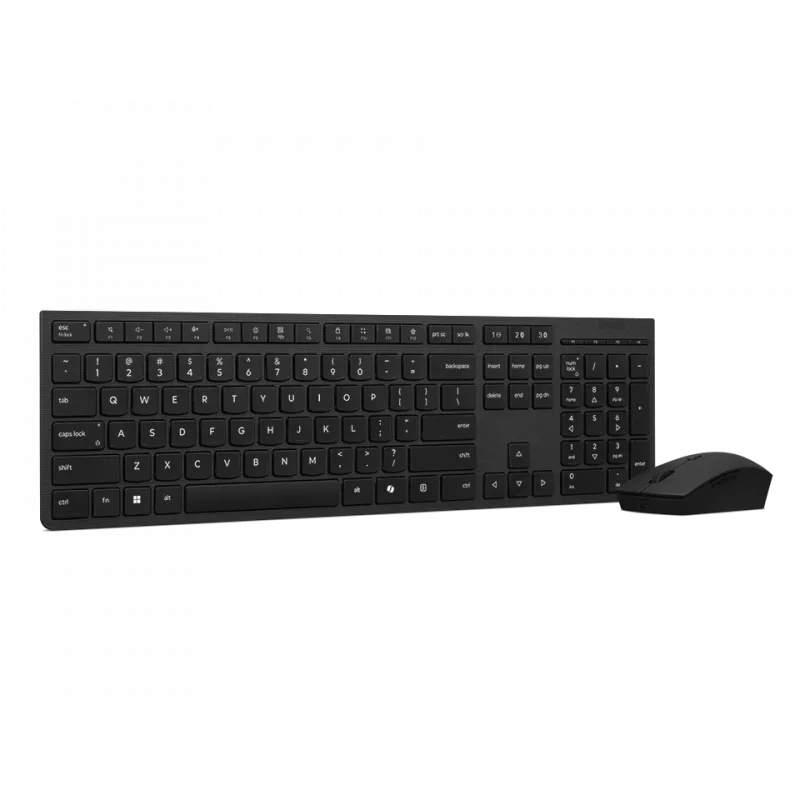 Bezvadu tastatūras un peles komplekts Lenovo 4X31R64354 Bluetooth pelēks
