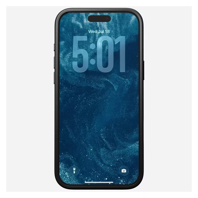 Mobilā tālruņa maciņš Nomad Modern Leather Case Cover iPhone 17 Pro Max, 17,5 cm (6,9 collas), iedeguma krāsa, āda + PC/TPU