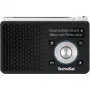 Portatīvais radio TECHNISAT DIGITRADIO 1 A — DAB+/FM, OLED displejs, USB-C, 3,5 mm austiņu izeja, 1 W, melns/sudrabains