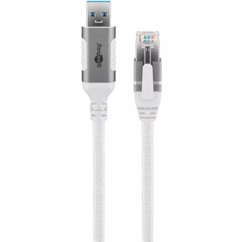Ethernet-Cable USB-a 3.2 Gen1 Plug > RJ-45 Plug, LAN-Adapter
