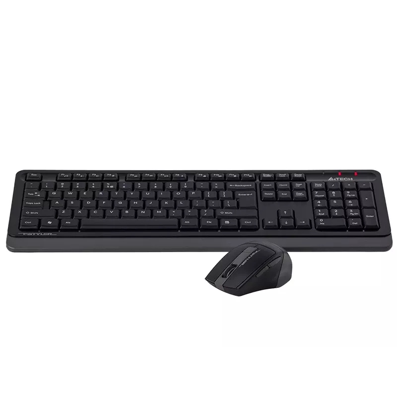 Bezvadu pele A4Tech FStyler 47478 2.4G Nano pelēka ergonomiska dizaina