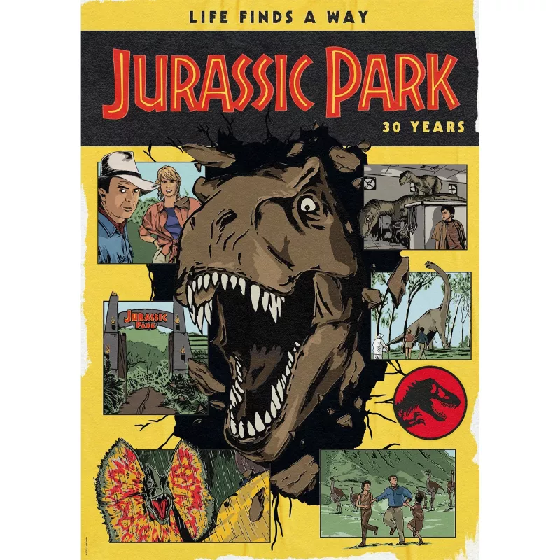 Puzle schmidt spiele Puzzle Jurassic Park 30 Years of Jurassic Park 1000 gab.