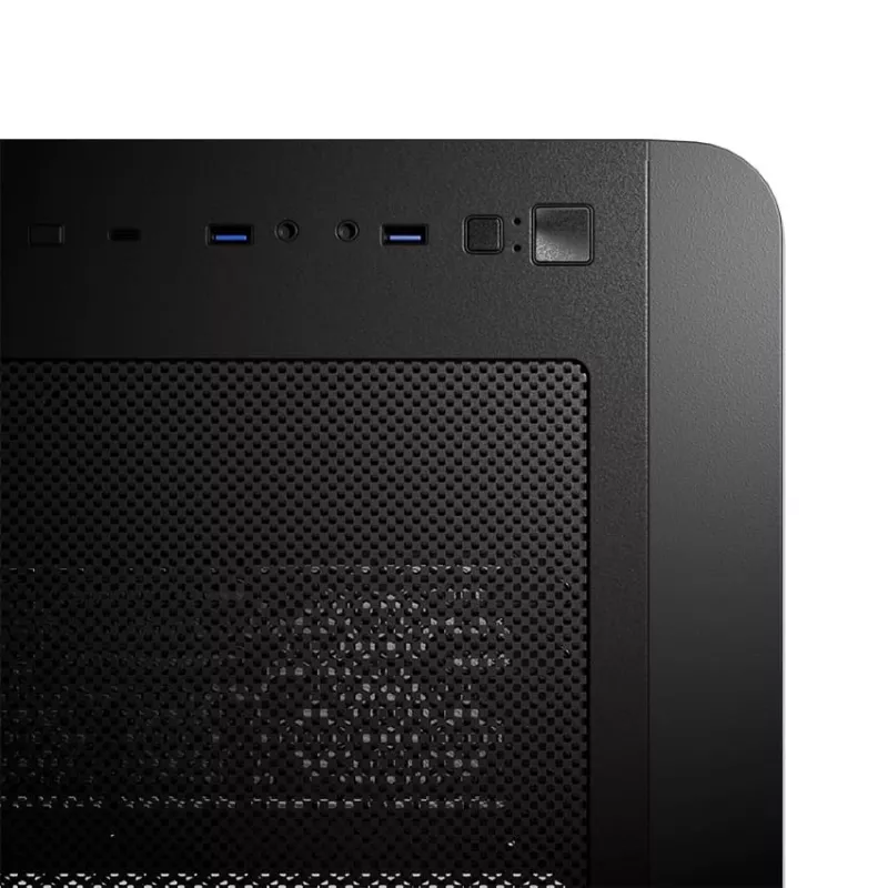 Datora korpuss LC-Power LC-8001B-ON Midi Tower, melns