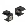 Keystone modulis DELOCK 86851, plakans FC savienotājs, melns, 16,5×24×21,8 mm