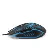 Esperanza MX203 SCORPIO - pele - USB - zila - pele - optiskā - 6 pogas - melna