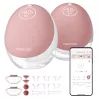 Momcozy M9 Divkāršais elektriskais krūts sūknis sarkanā krāsā, 150ml