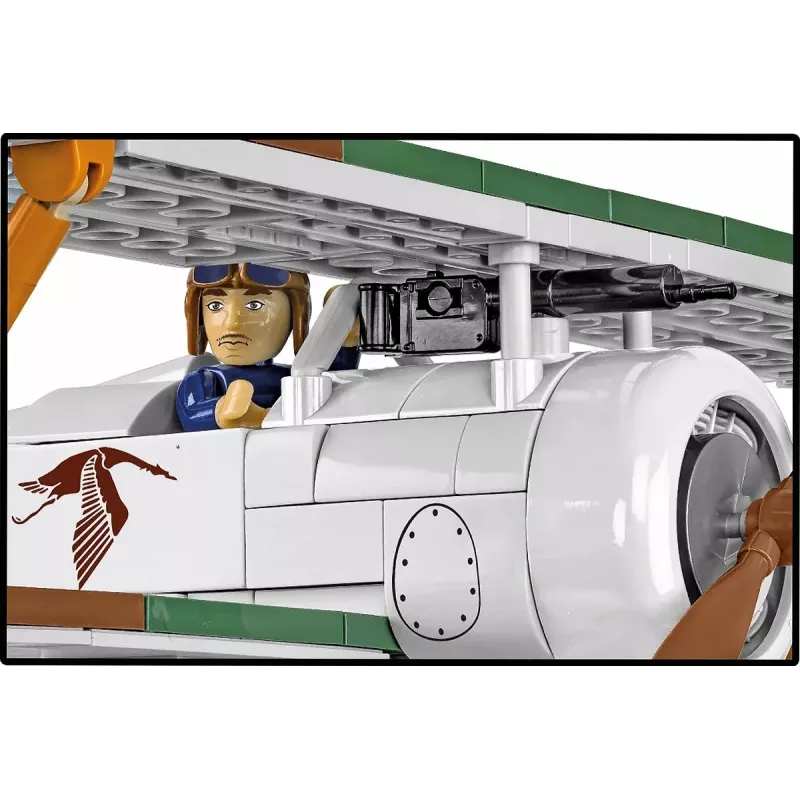 Konstruktors Cobi Blocks Nieuport 17 C.1 277 gab. — Modeļa lidmašīnas komplekts, kolekcionējams klucīšu komplekts