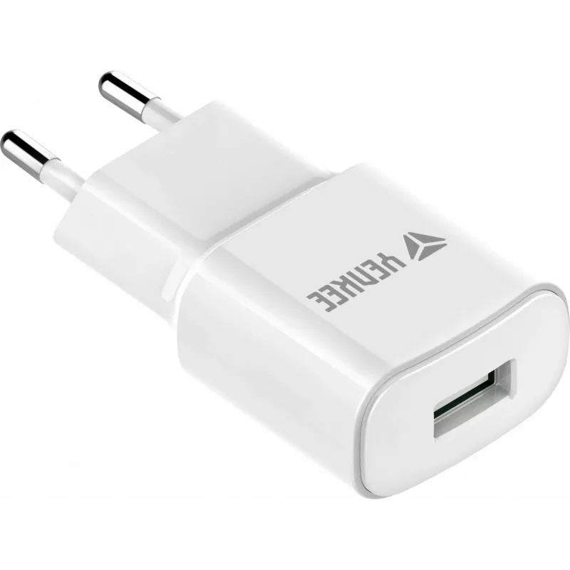 USB A 12W 2.4A tīkla lādētājs ir Yenkee produkts no mūsu mobilo ierīču lādētāju klāsta. Izceļas ar baltu apdari, sienas tipu un 12W jaudu.