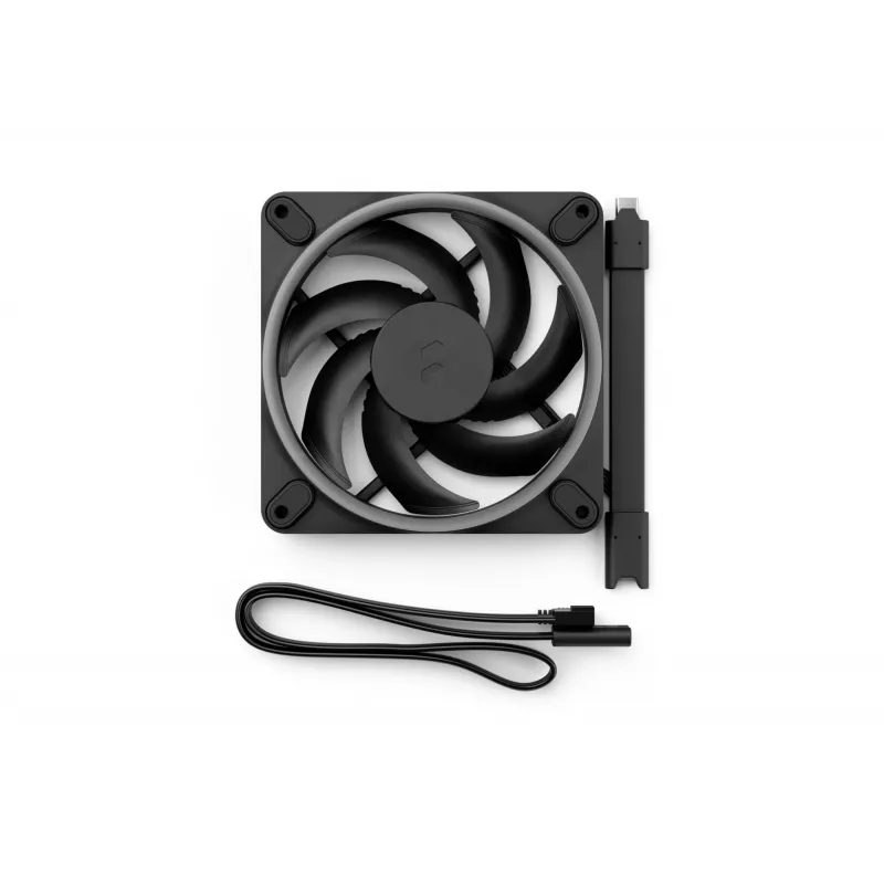 Fractal Design Momentum 12 RGB 120mm ARGB korpusa ventilators - melns