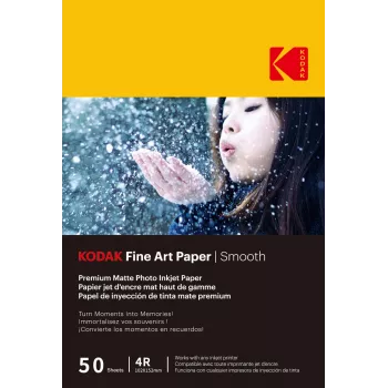 Kodak Fine Art Paper 230g Matte Coated Smooth 4/6x50