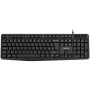 Vadu tastatūra CANYON KB-1 UK izkārtojums melna