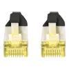 Tīkla kabelis Digitus CAT 6A S/FTP RJ-45 2m melns