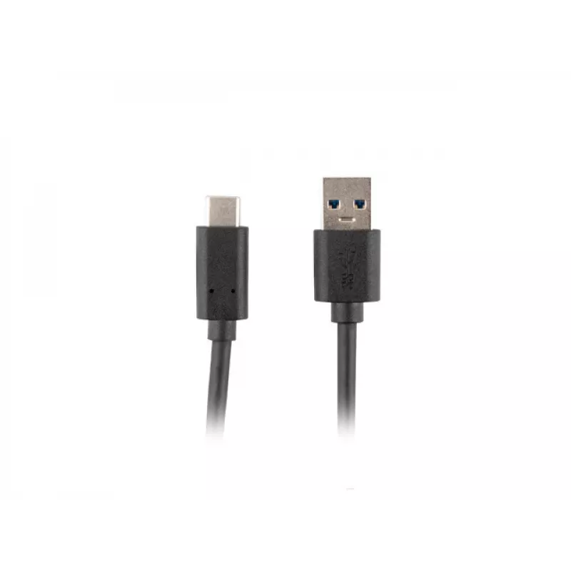 Lanberg CA-USBO-31CU-0018-BK USB kabelis 1,8 m USB 3.2 Gen 1 (3.1 Gen 1) USB C USB A Melns (CA-USBO-31CU-0018-BK)