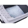 Kaķu kastīte DIAMENTIQ Bonita pelēka plastmasas 571×392×209 mm, 1 kg