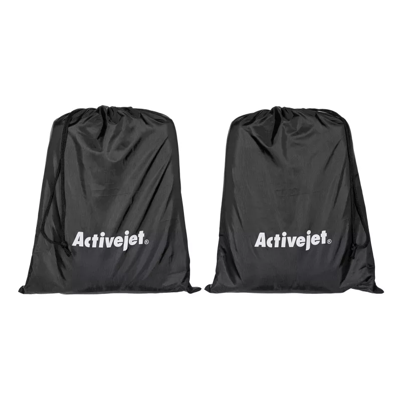 Limfātiskās kompresijas kāju masieris ActiveJet ACM-PLUS-A1 M, akumulators 25 W, melns, 380×950×60 mm