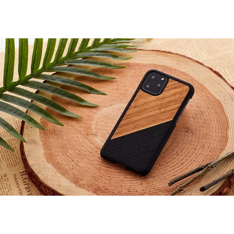 Viedtālruņa maciņš man and wood iPhone 11 Pro Max — western Melns apdare