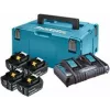 Makita 198091-4 bezvada instrumenta akumulators / lādētājs Akumulatora un lādētāja komplekts