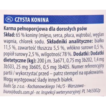 animonda GranCarno Single Protein zirgu gaļa mitrā suņu barība, 400 g
