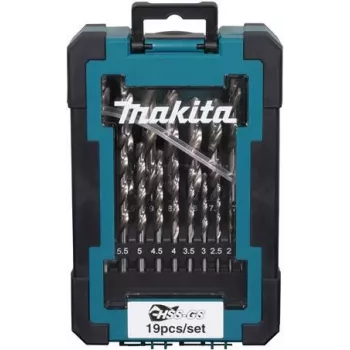 Urbju komplekts Makita D-78352 HSS-GS, 19 daļu ātrgaitas tērauda vīturbji