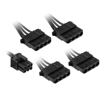 Kolink modulārais kabeļu regulators KL-CBR-PAT — 4× 4-pin Molex modulārais strāvas kabelis