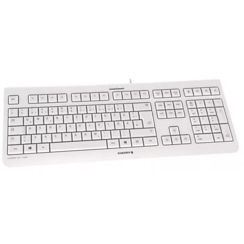 CHERRY KC 1000 tastatūra mājām USB Šveices pelēka