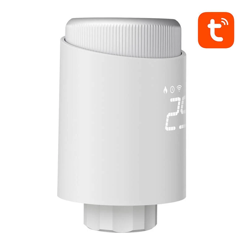 Termostatiskā radiatora vārsts Avatto TRV10 Zigbee Tuya bezvadu vadība, viedais TRV