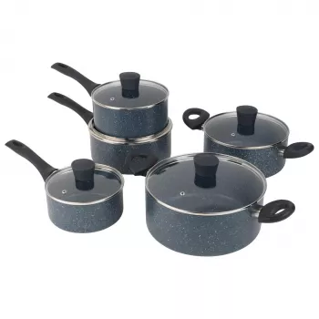 Pannu komplekts Russell Hobbs RH02818EU7, 5 gab. akmens tipa virtuves piederumu komplekts