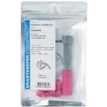 SmartKeeper NL03PKPK 10 x RJ45 portu bloķētāji ar 1 bloķēšanas atslēgu pamata rozā SLSART-0061 SLSART0061 (SLSART-0061)