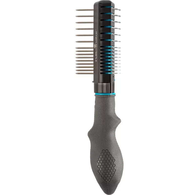 FURminator 2 vienā - fēminators samezglojumu noņemšanai un suņu spalvas kopšanai
