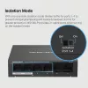 Mercusys 6 portu 10/100Mbps galddatora slēdzis ar 4 portu PoE+
