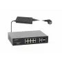 Industriālais PoE komutators TP-LINK SFG108 — 12 portu PoE, 802.3af/at atbalsts