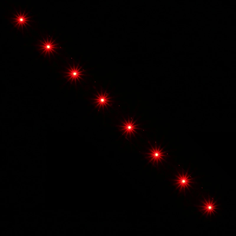 LED lente Lamptron LAMP-LEDPR1502 — sarkana, kalpošanas laiks 200 000 h