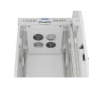 LANBERG 19 collu 32U stāvošs statīva skapis 600×600 mm pelēks ar perforētām durvīm un LCD (plakanais iepakojums)