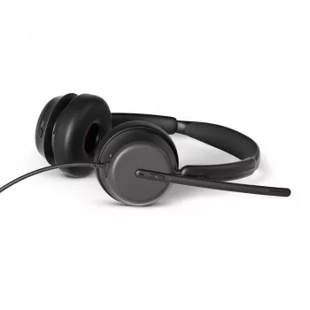EPOS IMPACT 860 ANC austiņas ar vadu, galvas saite, birojam/zvanu centram, USB Type-C, melnas