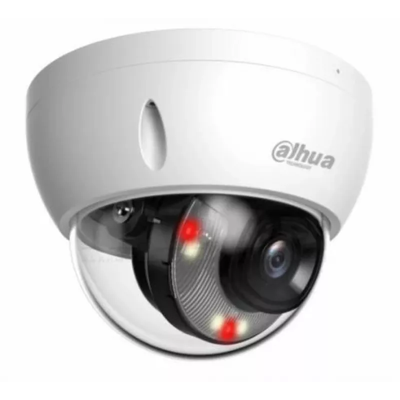 Drošības kamera Dahua Technology WizSense IPC-HDBW2449E-S-IL-0280B, kupola IP kamera, āra, 2688 x 1520 pikseļi, griestu/sienas/staba montāža