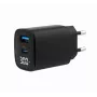 Mobilās ierīces lādētājs Gembird TA-UC-PDQC30LCD-BK-01 Ātrā uzlāde Melns