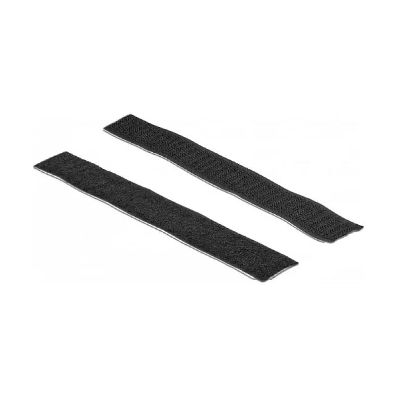 Āķa-cilpas lente DeLOCK 19072 pašlīmējoša 5m x 25mm melna