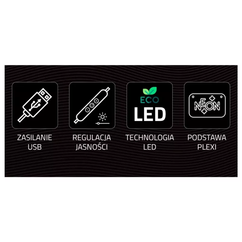 Neon Lights Dog MANTA SNL68MT franču buldoga stila dekoratīvs neona gaismeklis