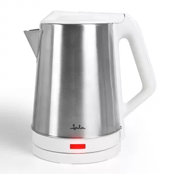 Jata JEHA1723 elektriskā tējkanna, 2 l, 1500 W, nerūsējošais tērauds, balta
