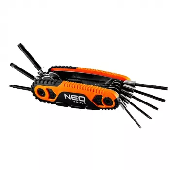 Neo Tools TORX atslēgu komplekts: T9, T10, T15, T20, T25, T27, T30, T40