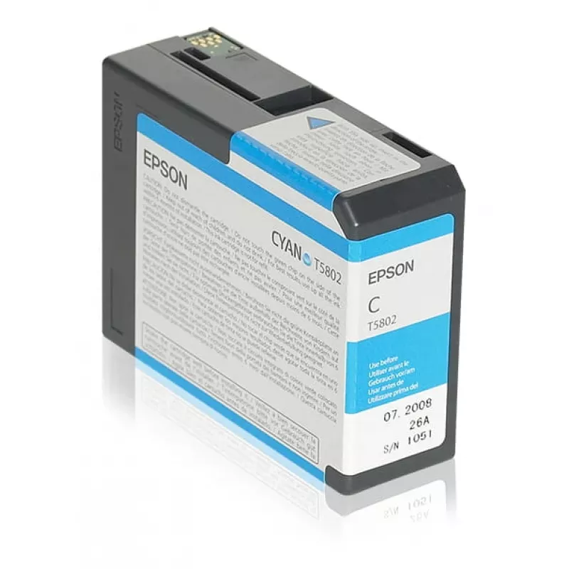 Epson Singlepack ciāna T580200, ciāna, 80 ml, 1 gab.