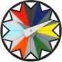 NeXtime klok 8163 Circus, Ø43 cm, sienas, melna/daudzkrāsu