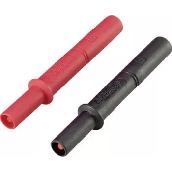 VOLTCRAFT MSL-505 mērīšanas zondes pagarinātājs [4 mm spraudnis - 4 mm kontaktligzda] Melns, Sarkans (VC-8085010)