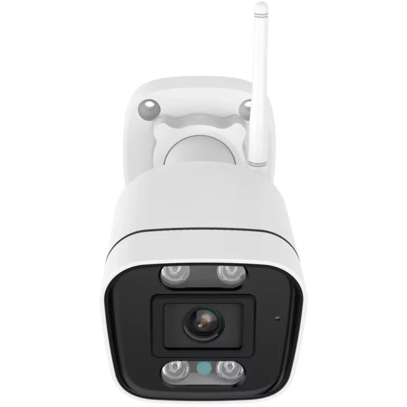 Foscam V8P Wi-Fi novērošanas kamera balta 8MP (3840x2160), divjoslu Wi-Fi, iebūvēts prožektors un signalizācijas sirēna (V8P-W)