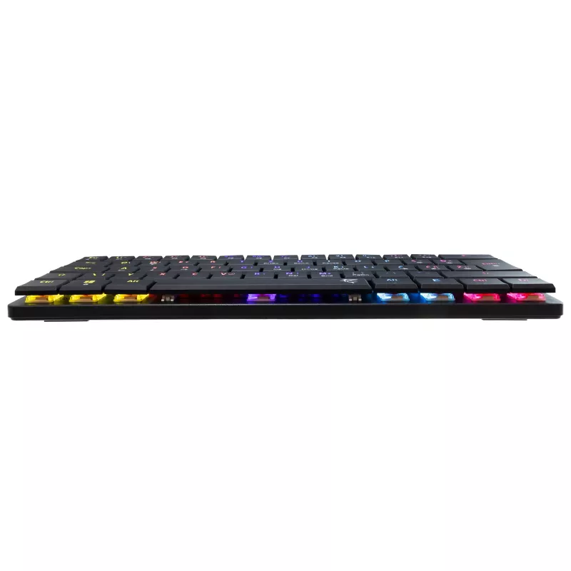 Mehāniskā tastatūra White Shark Nagamaki GK-006131 melna ar US izkārtojumu, Brown slēdži