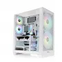 Datora korpuss THERMALTAKE View 390 TG Snow balta vidustornis ar rūdīta stikla paneļiem