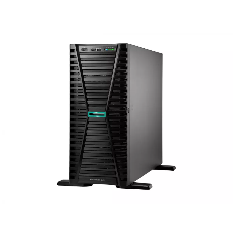 Torņa serveris HP Enterprise ProLiant ML110 Gen11 — Intel Xeon Bronze 3508U 2,1 GHz, 32 GB DDR5, 960 GB, 2000 W (4,5U)